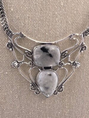 Moonstone and Topaz with Sterling Silver