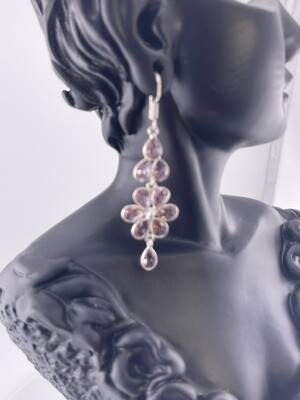 Lovely Pink Topaz Gemstone with Sterling Silver