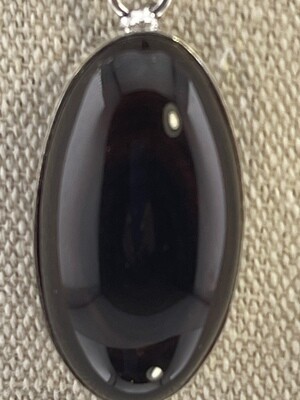 Black Obsidian Gemstone set in Sterling Silver