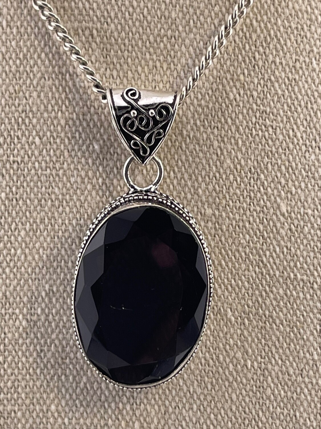 African Amethyst Gemstone set in Sterling Silver
