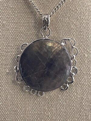 Mother of Pearl set in Sterling Silver