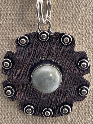 Natural Owhyee Opal set in Sterling Silver