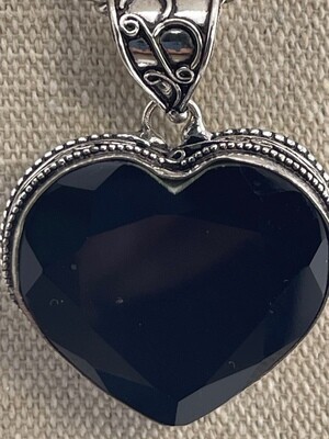 Black Onyx Hi Grade set in Sterling Silver