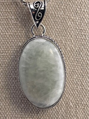 Rainbow Moonstone set in Sterling Silver