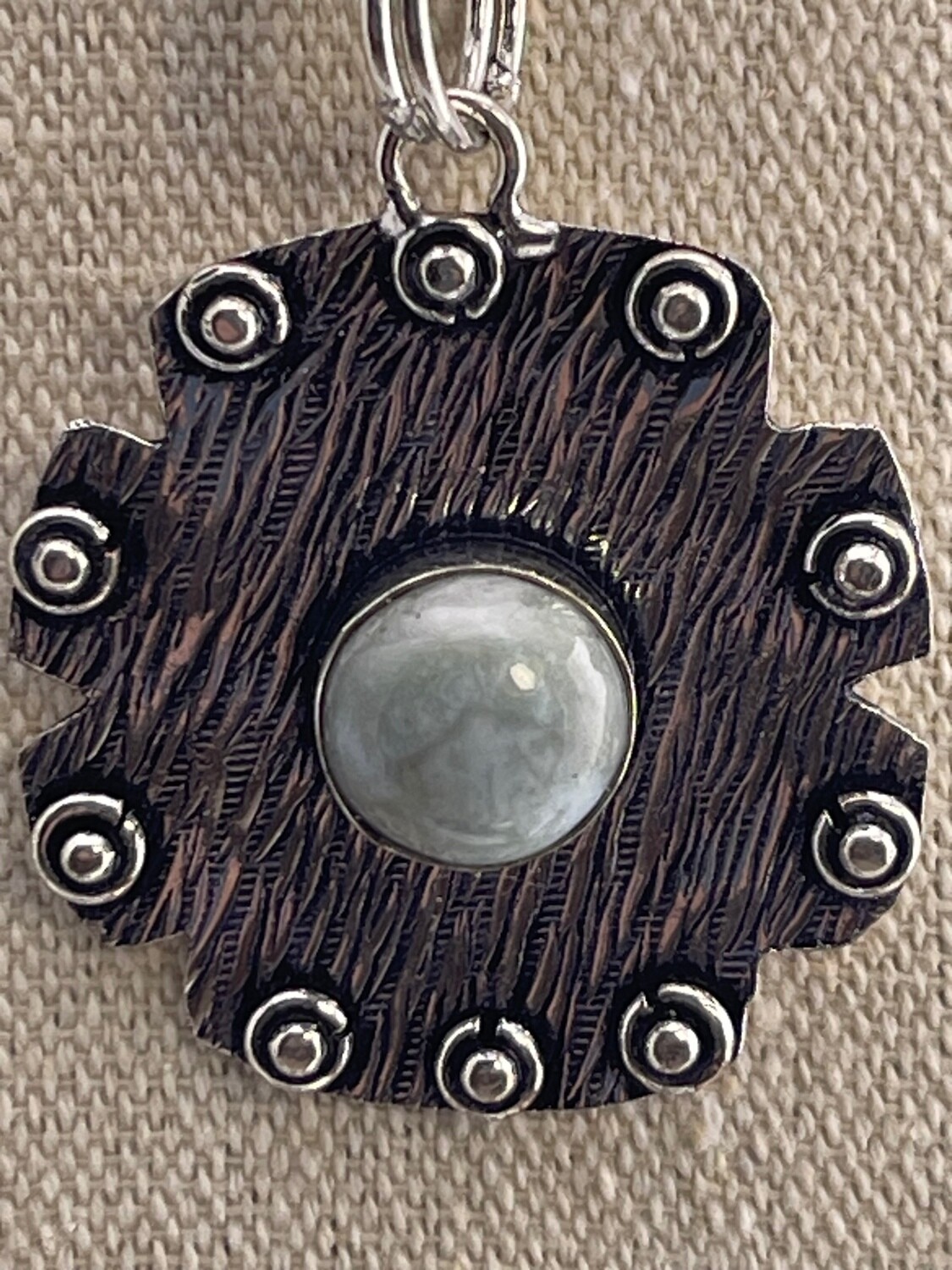 Natural Owhyee Opal set in Sterling Silver