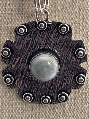 Natural Owhyee Opal set in Sterling Silver