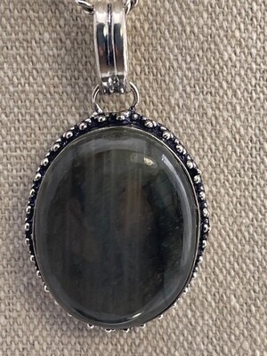 Labrodite Stone set in Sterling Silver