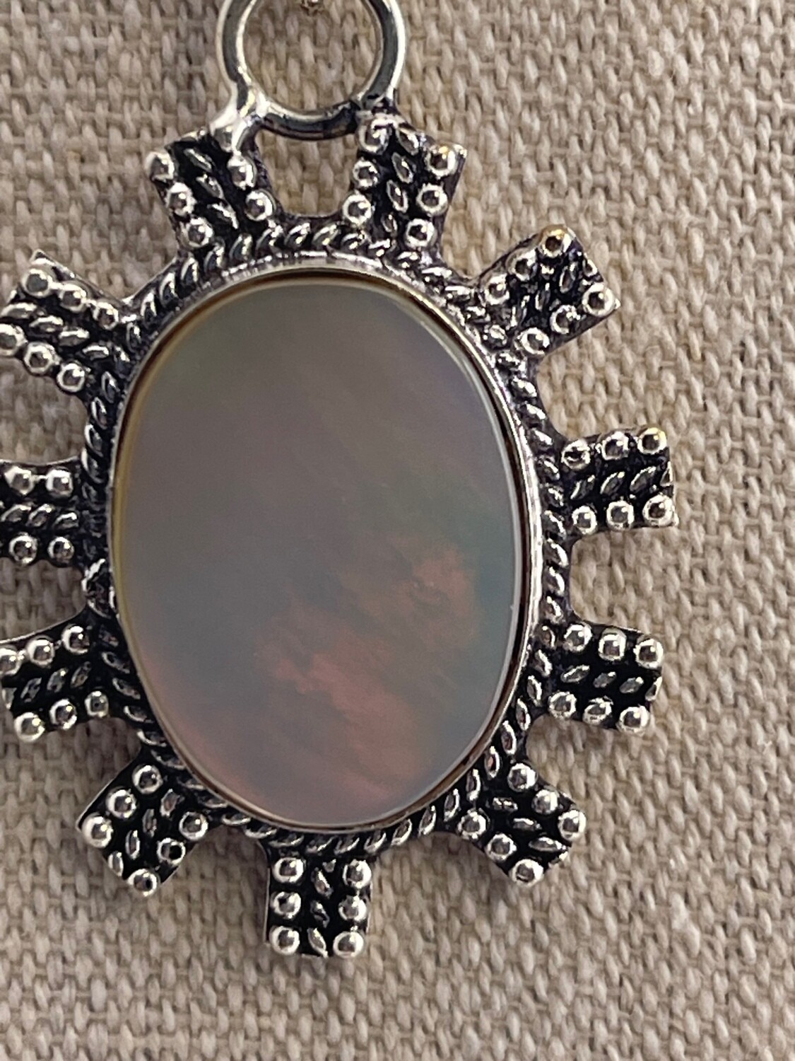 Mother of Pearl set in Sterling Silver