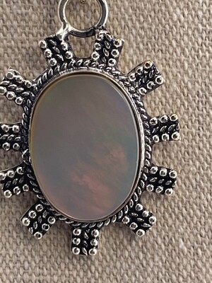 Mother of Pearl set in Sterling Silver