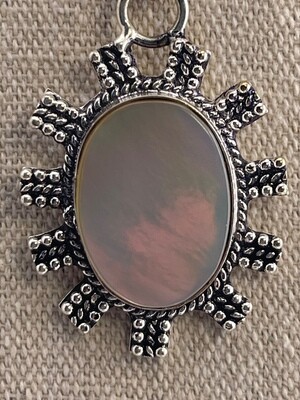 Mother of Pearl set in Sterling Silver