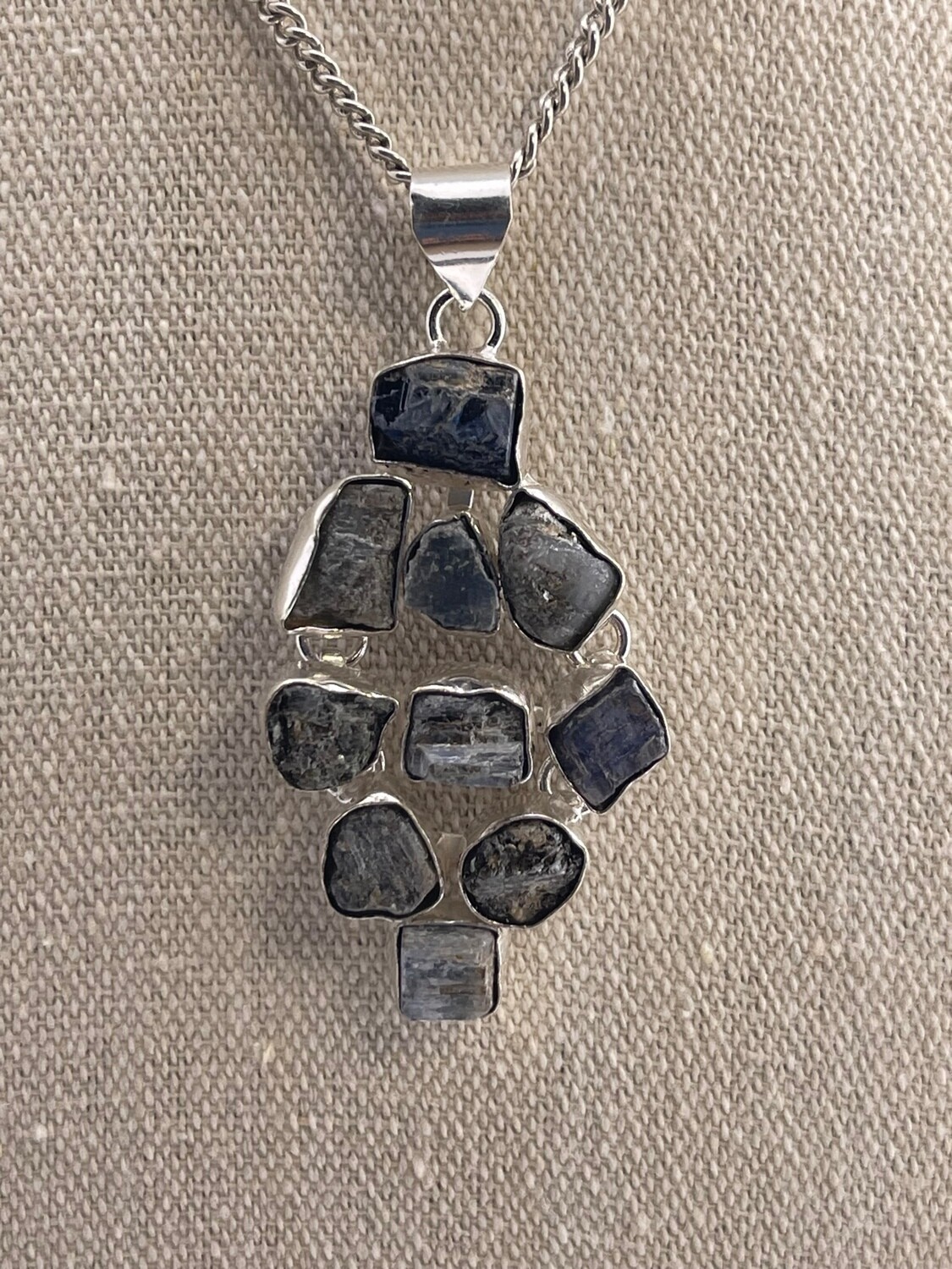 Natural Rough Stone Jasper set in Sterling Silver