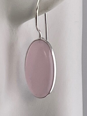 Rose Quartz Sterling Silver Earring