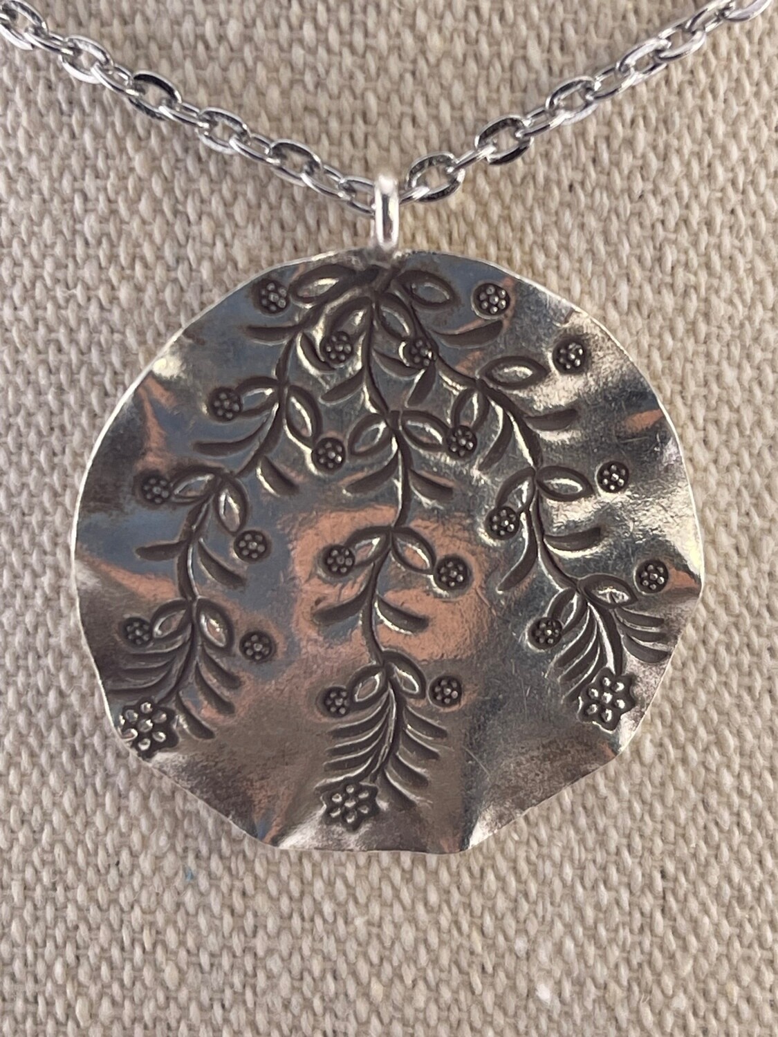 Small Chiang Mai Sterling Silver Pendant