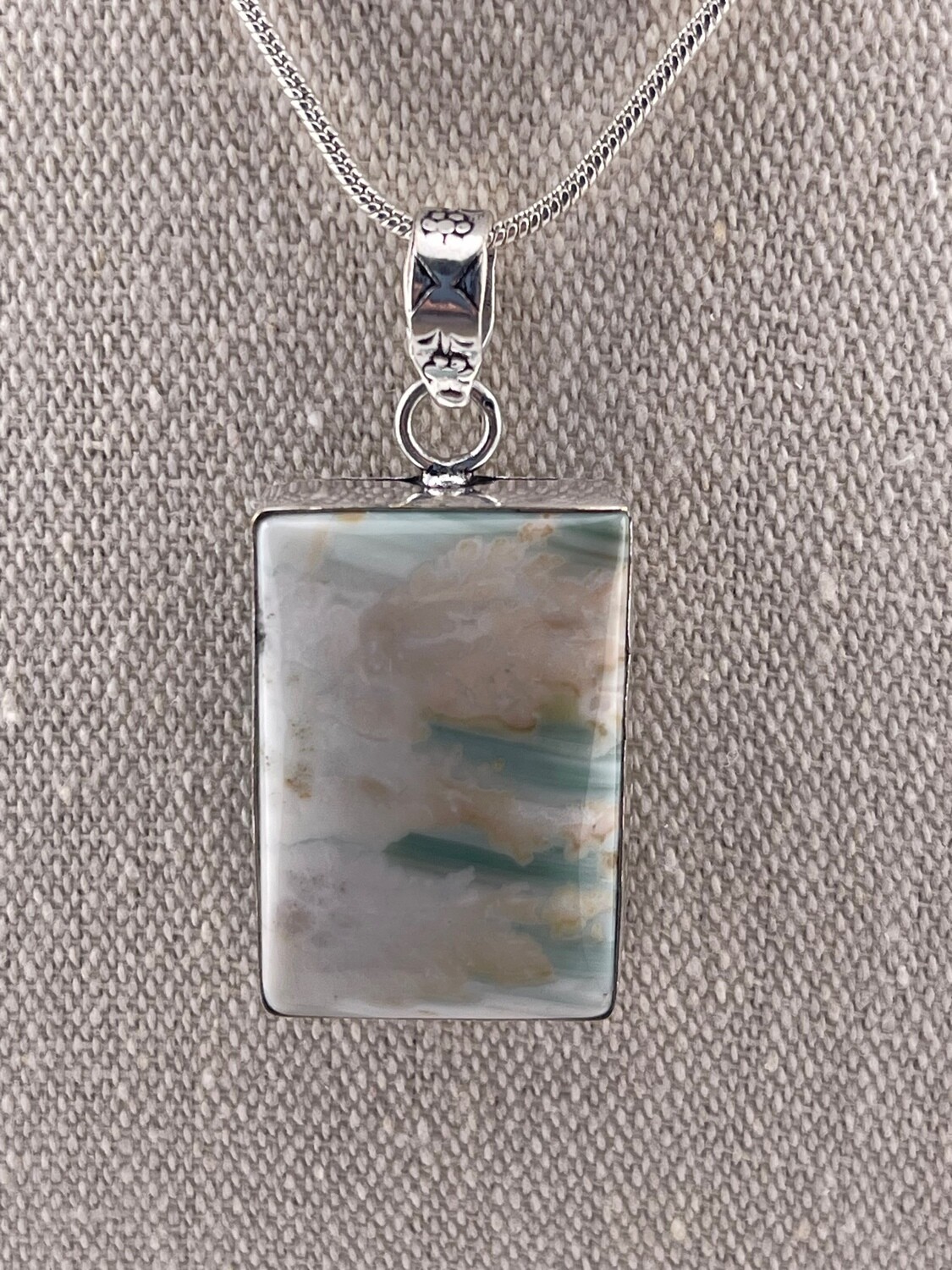 Amazonite Gemstone set in Sterling Silver