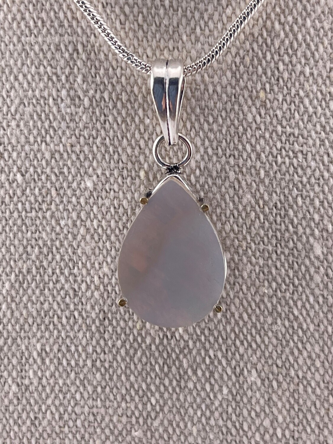 Mother of Pearl set in Sterling Silver