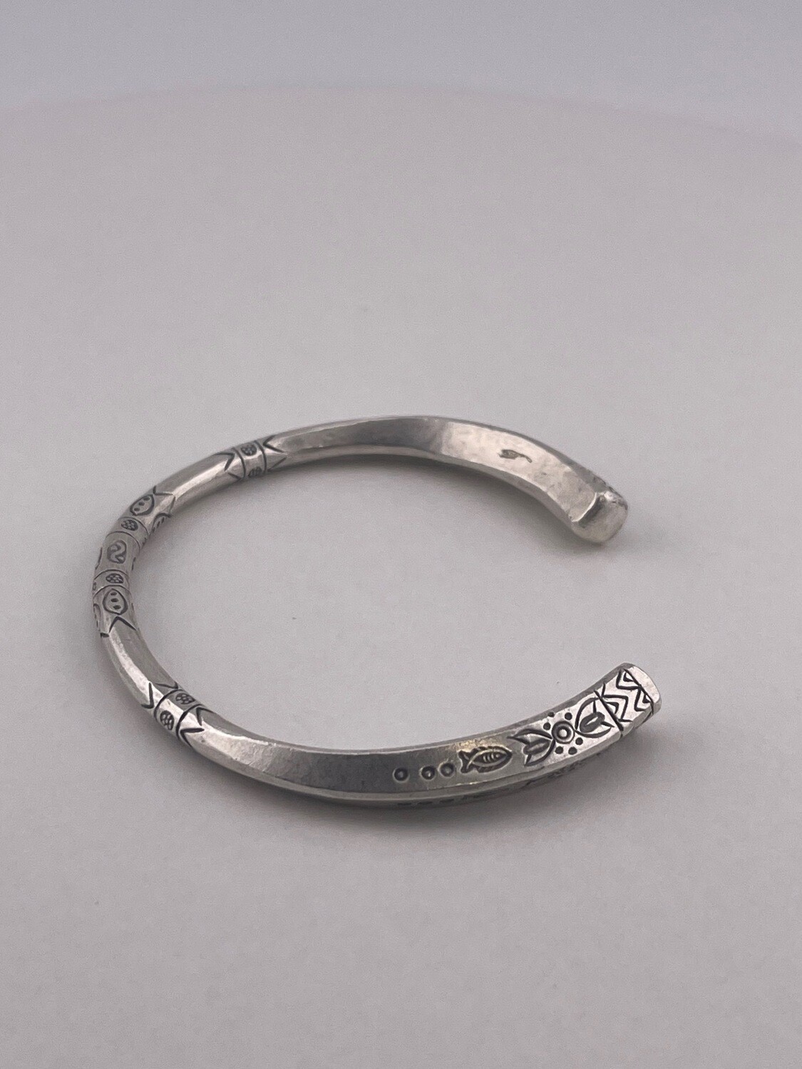 Tribal Chiang Mai Sterling Silver Bracelet for Man or Woman