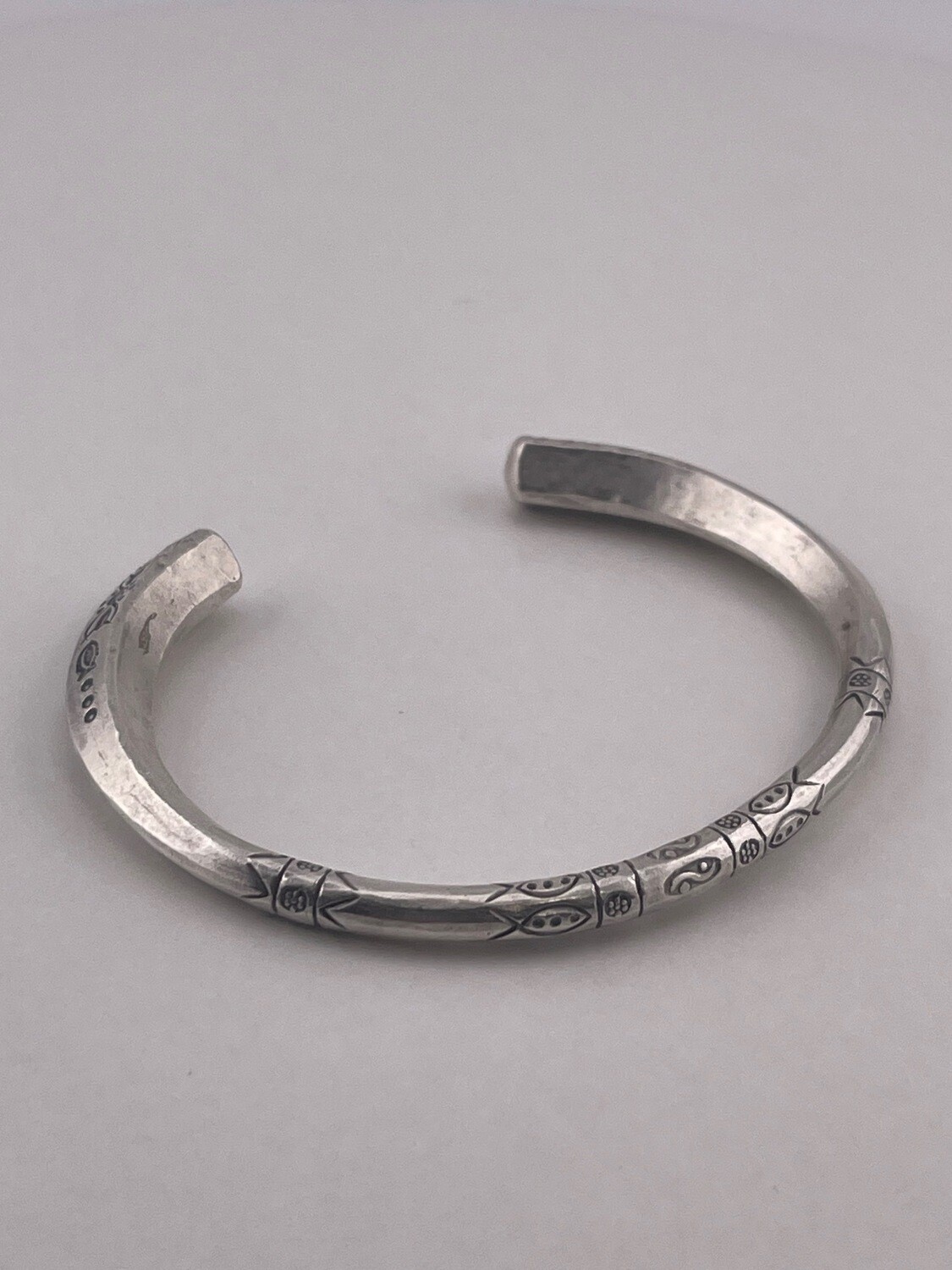 Tribal Chiang Mai Sterling Silver Bracelet for Man or Woman
