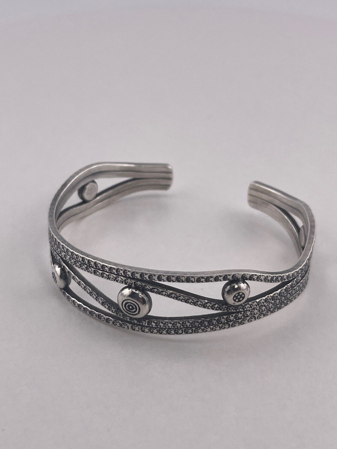 Tribal Chiang Mai Sterling Silver Bracelet