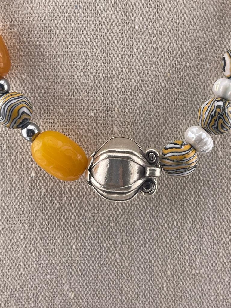 Stunning Necklace with Gemstone and Sterling Silver