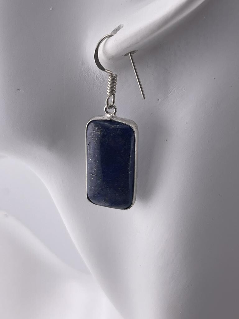 Lapis Gemstone set in Sterling Silver