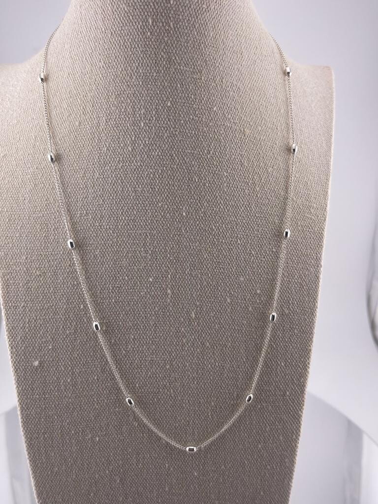 Sterling Silver Hand Made Necklace 20 inch