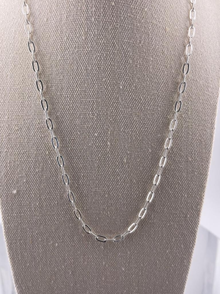 Sterling Silver Necklace 5mm 20 inch