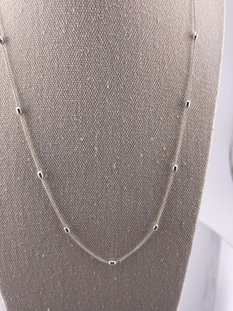 Sterling Silver Hand Made Necklace 20 inch