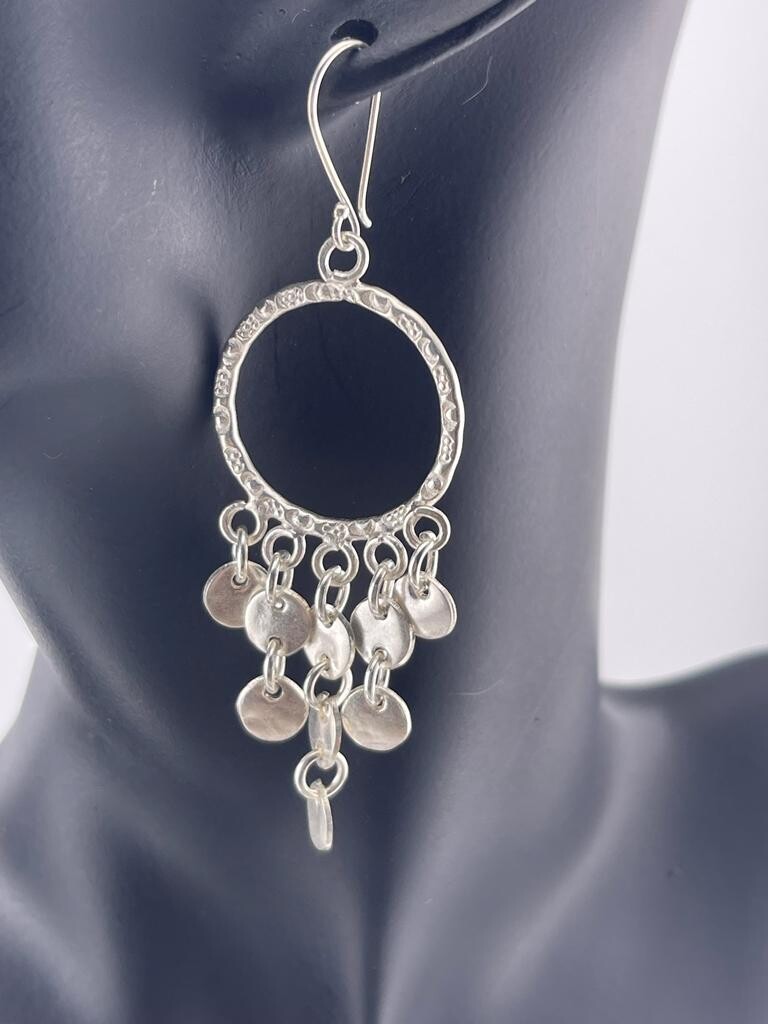 Stunning Sterling Silver Drop Earrings