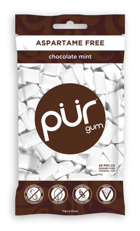 PUR gum - chocolate mint