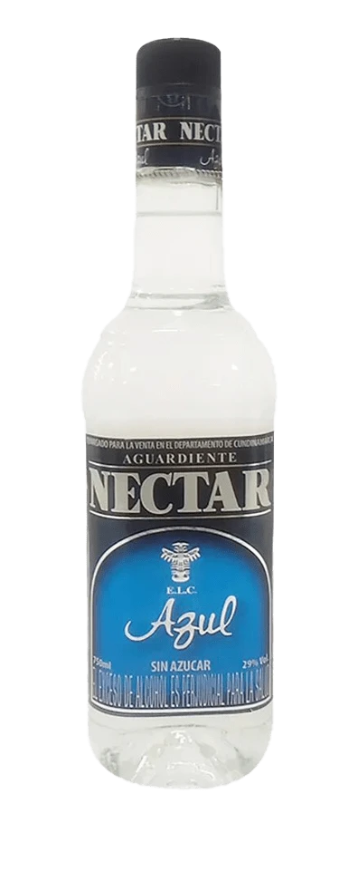 Aguardiente nectar azul bot