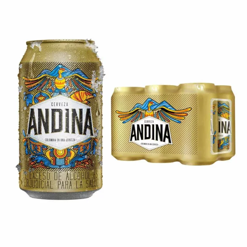Andina lata six 330 ml