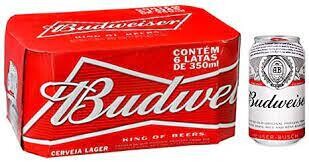 Budweiser lata six 355ml