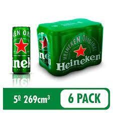 Heineken lata six 269 ml