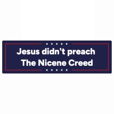 Nicene Creed Bumper Sticker