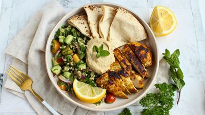 halal eats meal prep delivery international shawarma plate