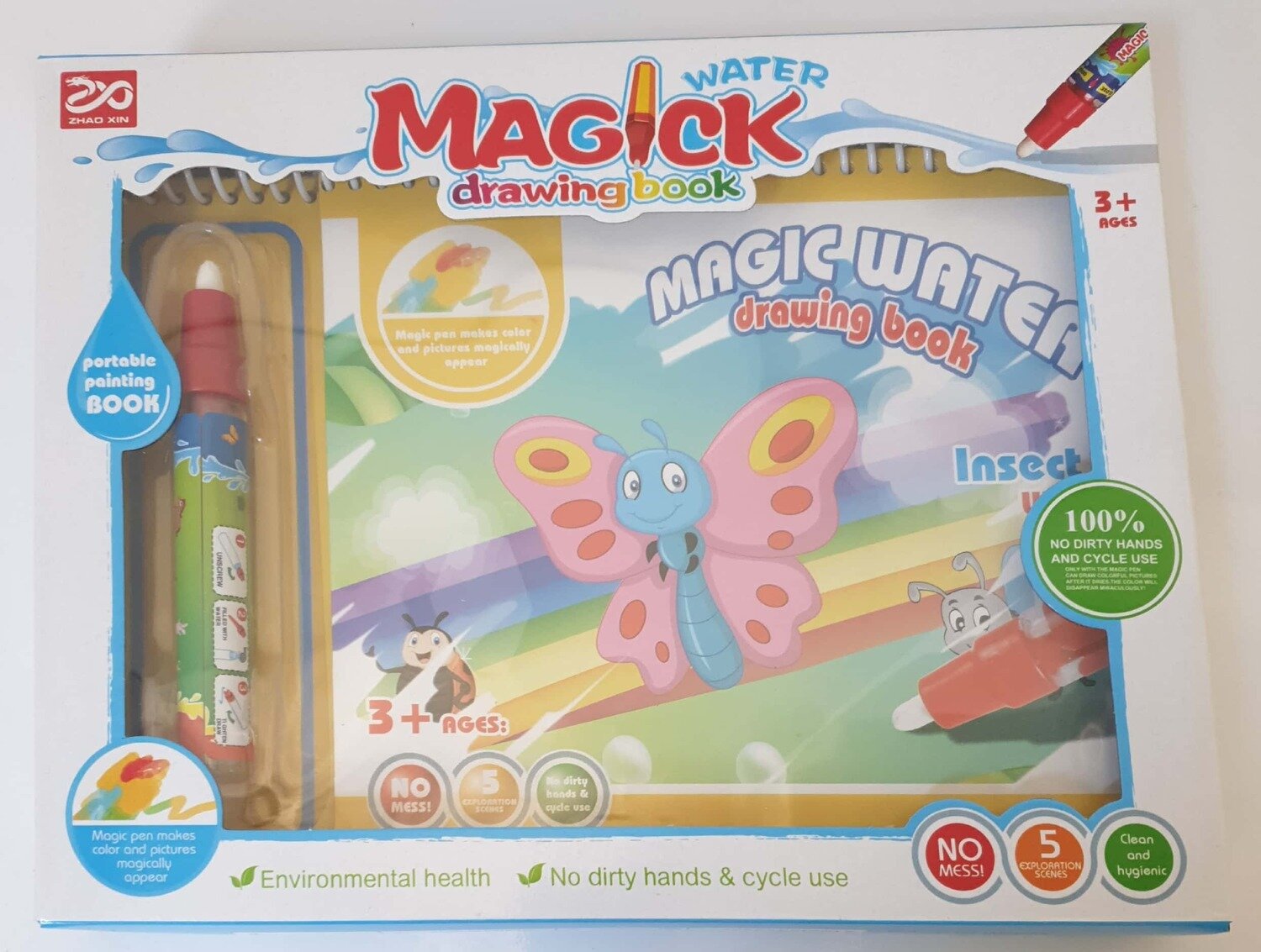 Magic Water Drawing Book Insects
