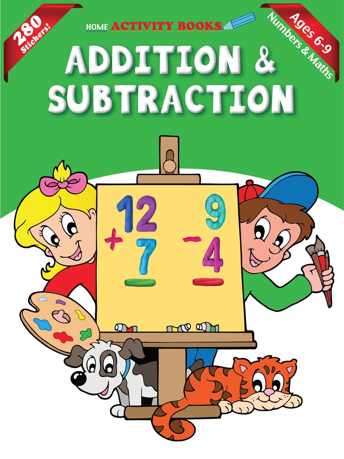 Books Addition and Subtraction (Girl)