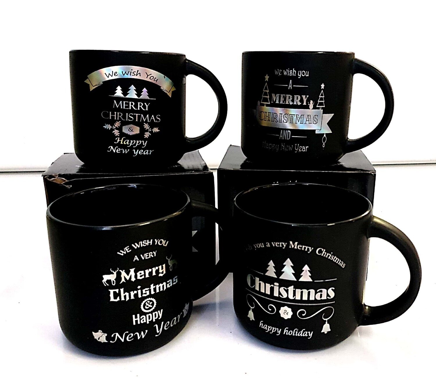 Merry Christmas Mug (Set of 4) R50 each