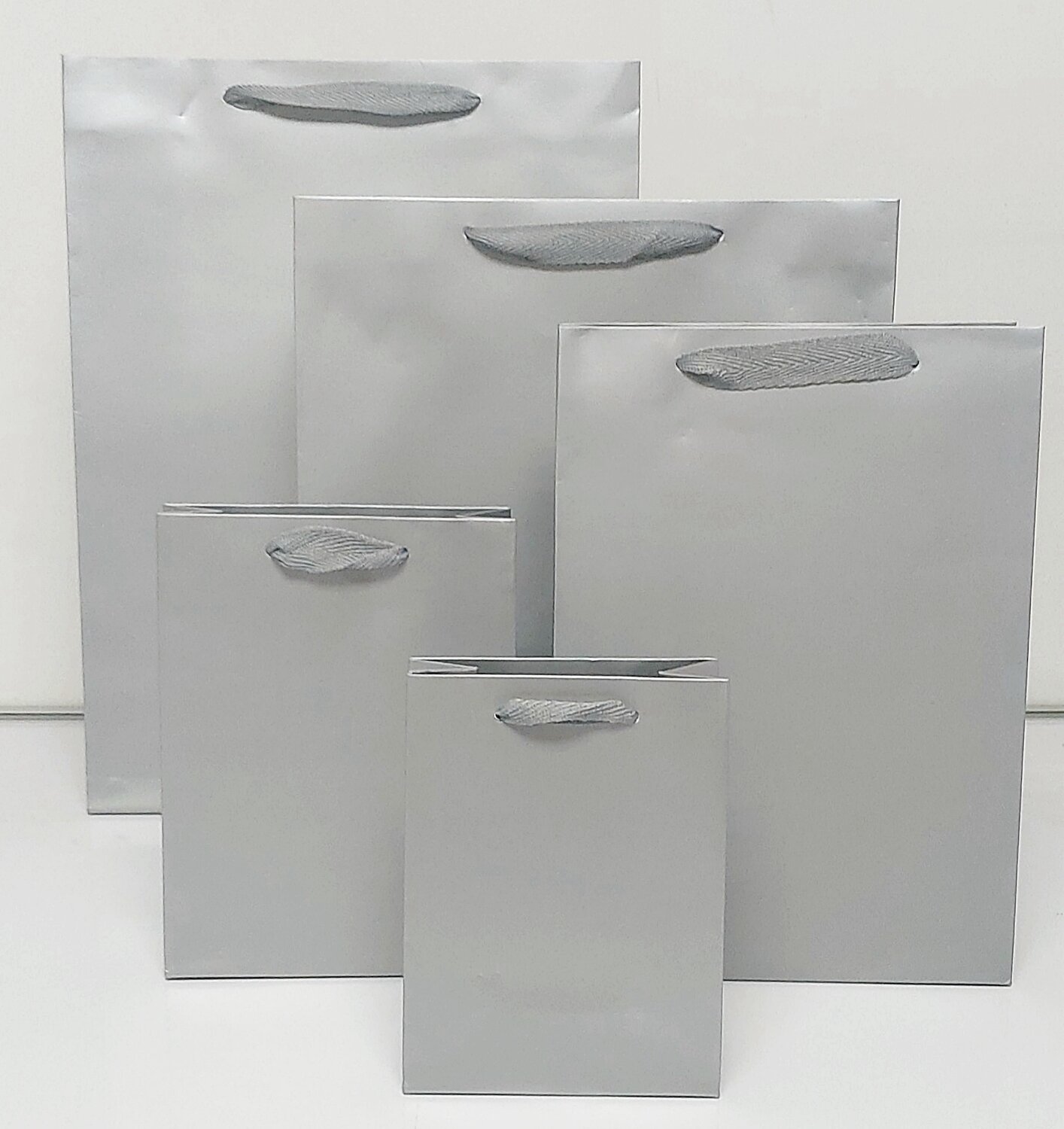 Plain Grey Extra Small Gift Bag PK3 (R7.50 Each)