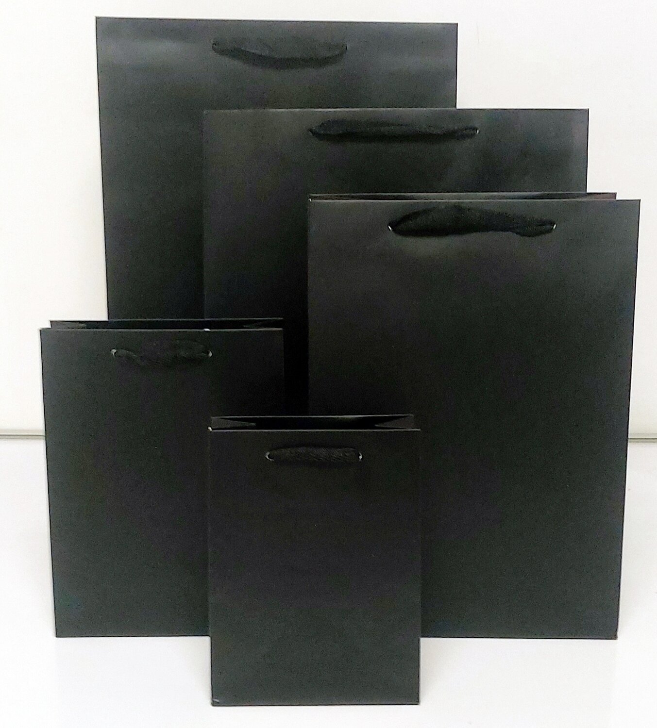 Plain Black Extra Large Gift Bag