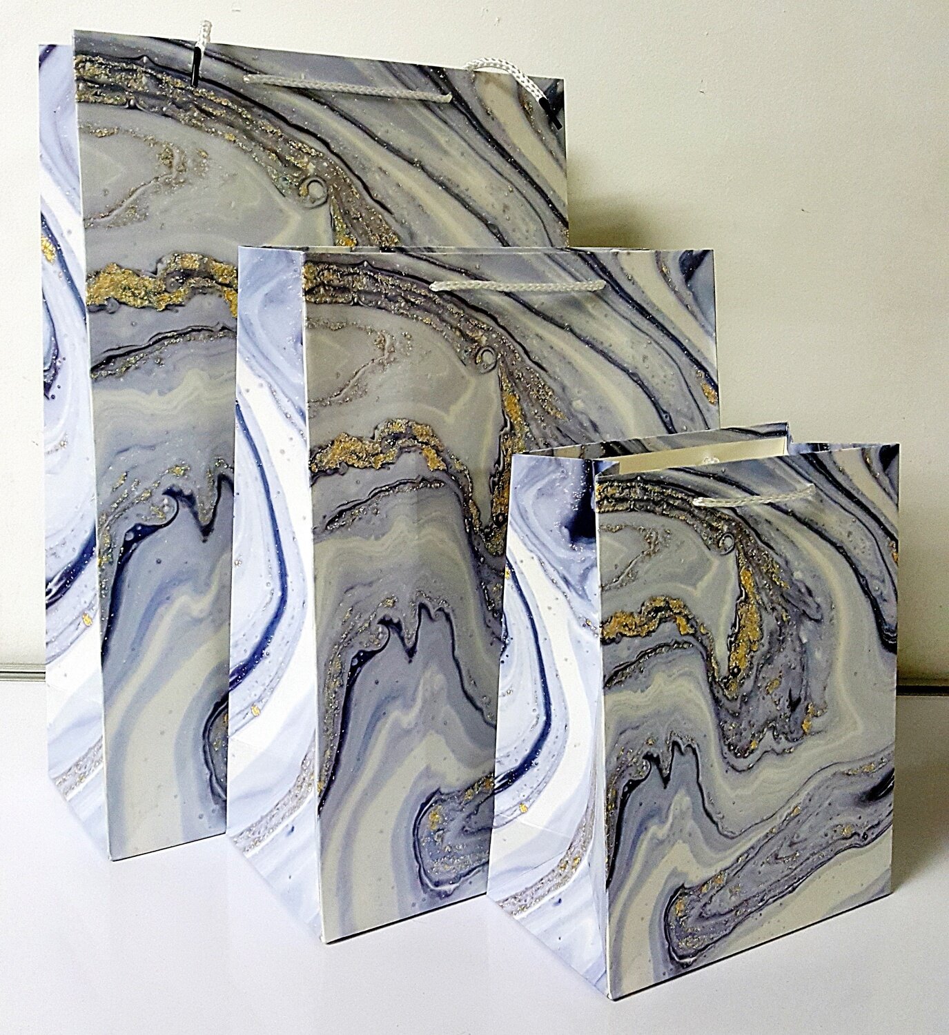 Violet  Abstract Large Gift Bag PK3 (R15 Each)
