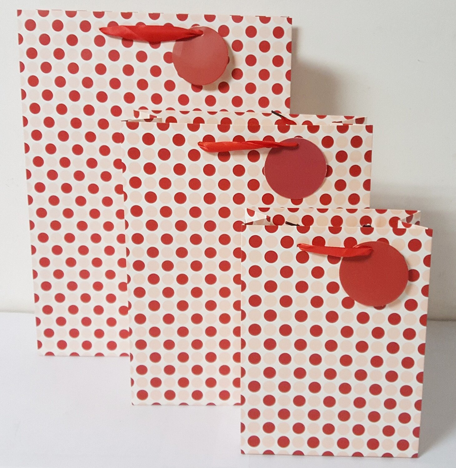 Red Polka Dots Medium PK3 (R12,50 Each)