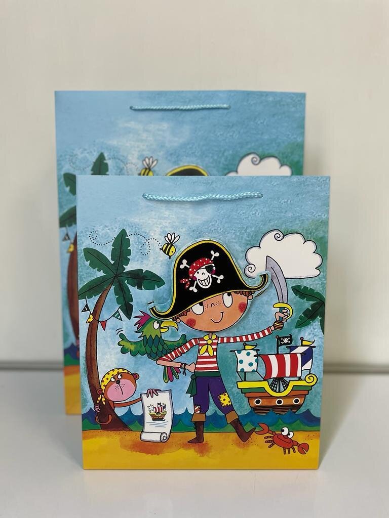 Pop Up Pirate Gift Bag Medium PK3 (R15.50 Each)