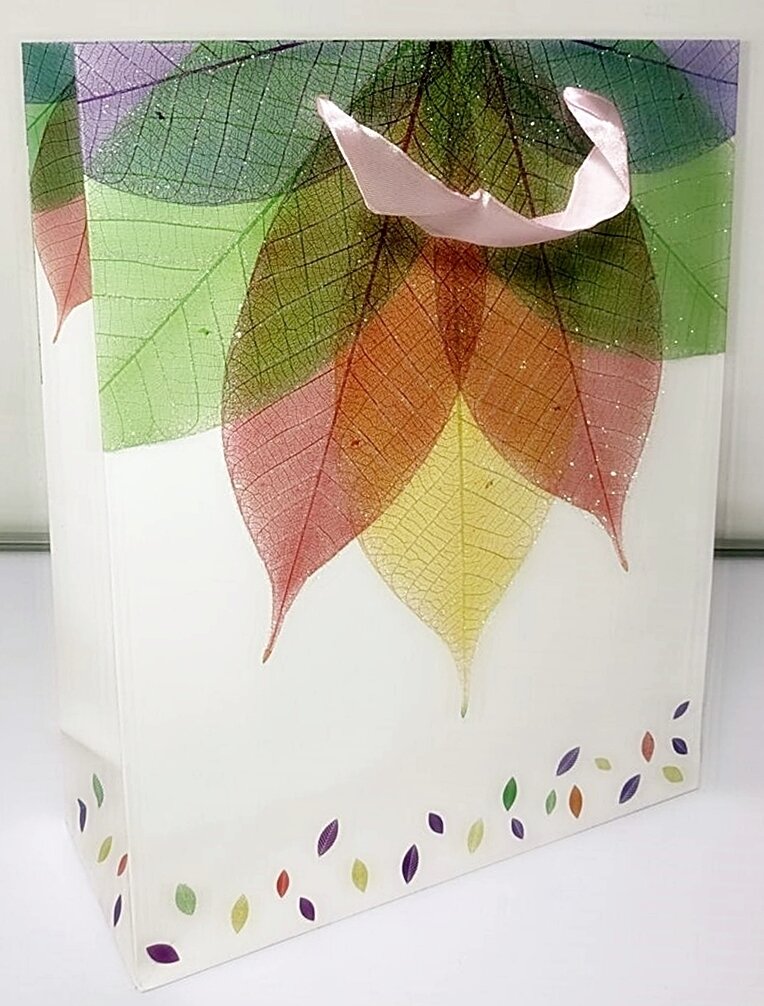 Green Leaves Medium Gift Bag