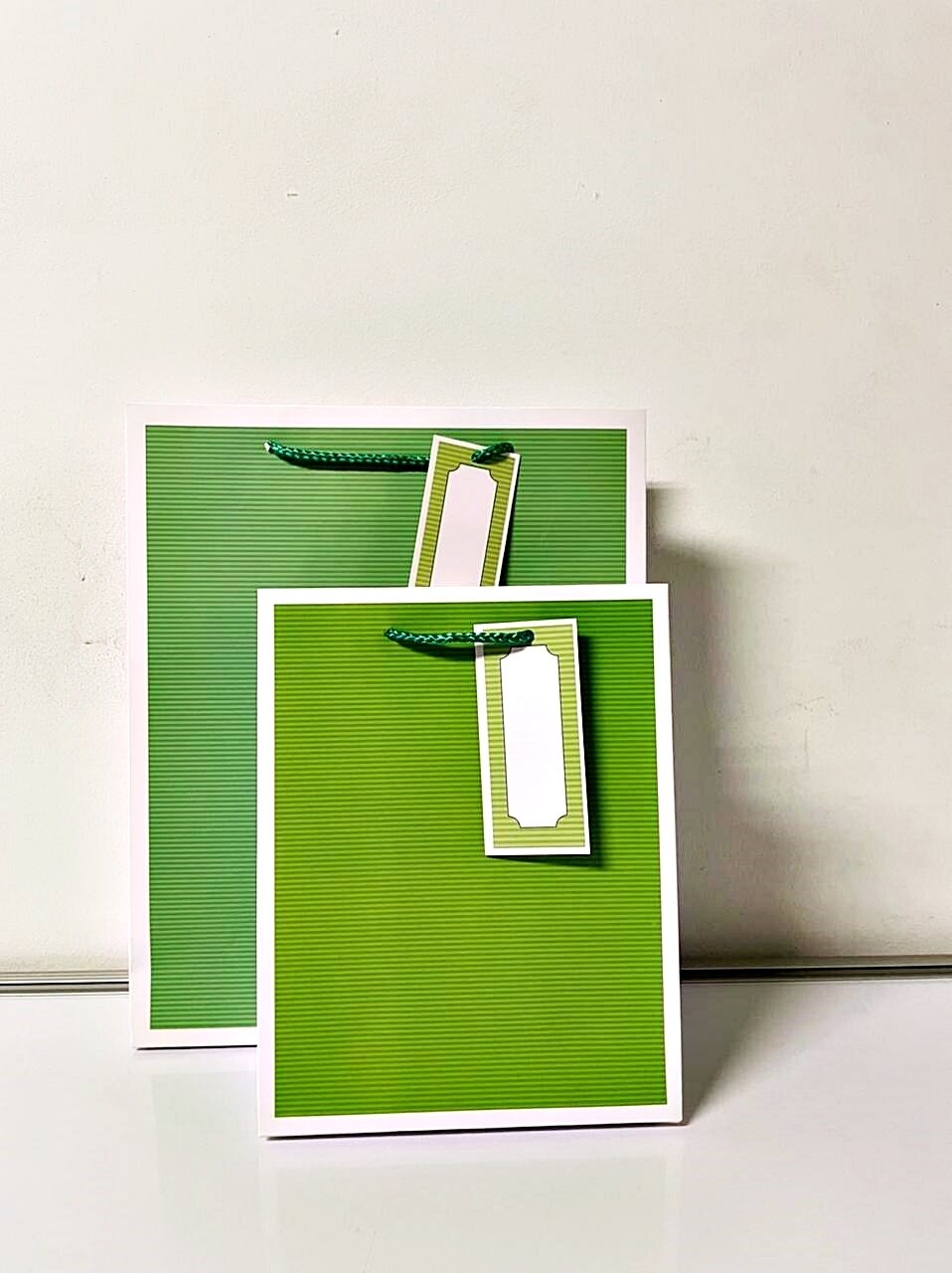 Green Lines Small Gift Bag PK3 (R10.50 Each)