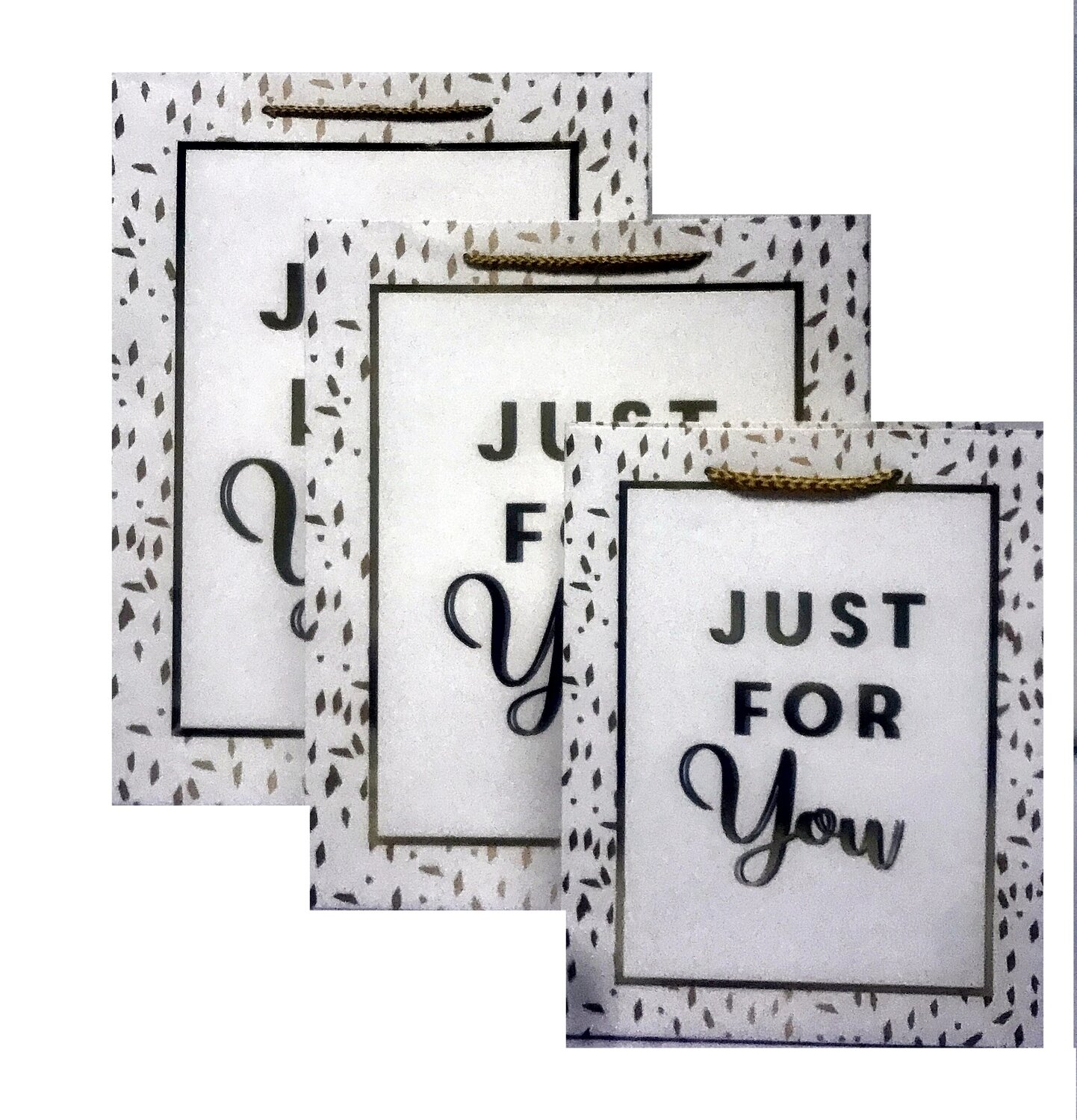 Just For You White Small Gift Bag