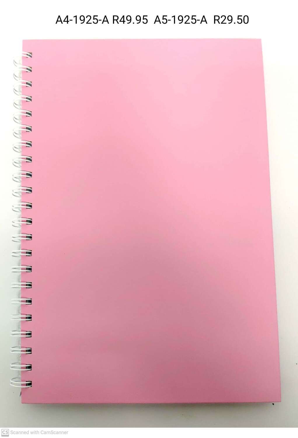 A4 Note Book Plain Pink