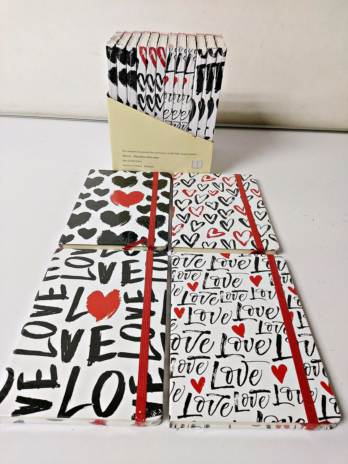 A5 Love Note Books 12PCS