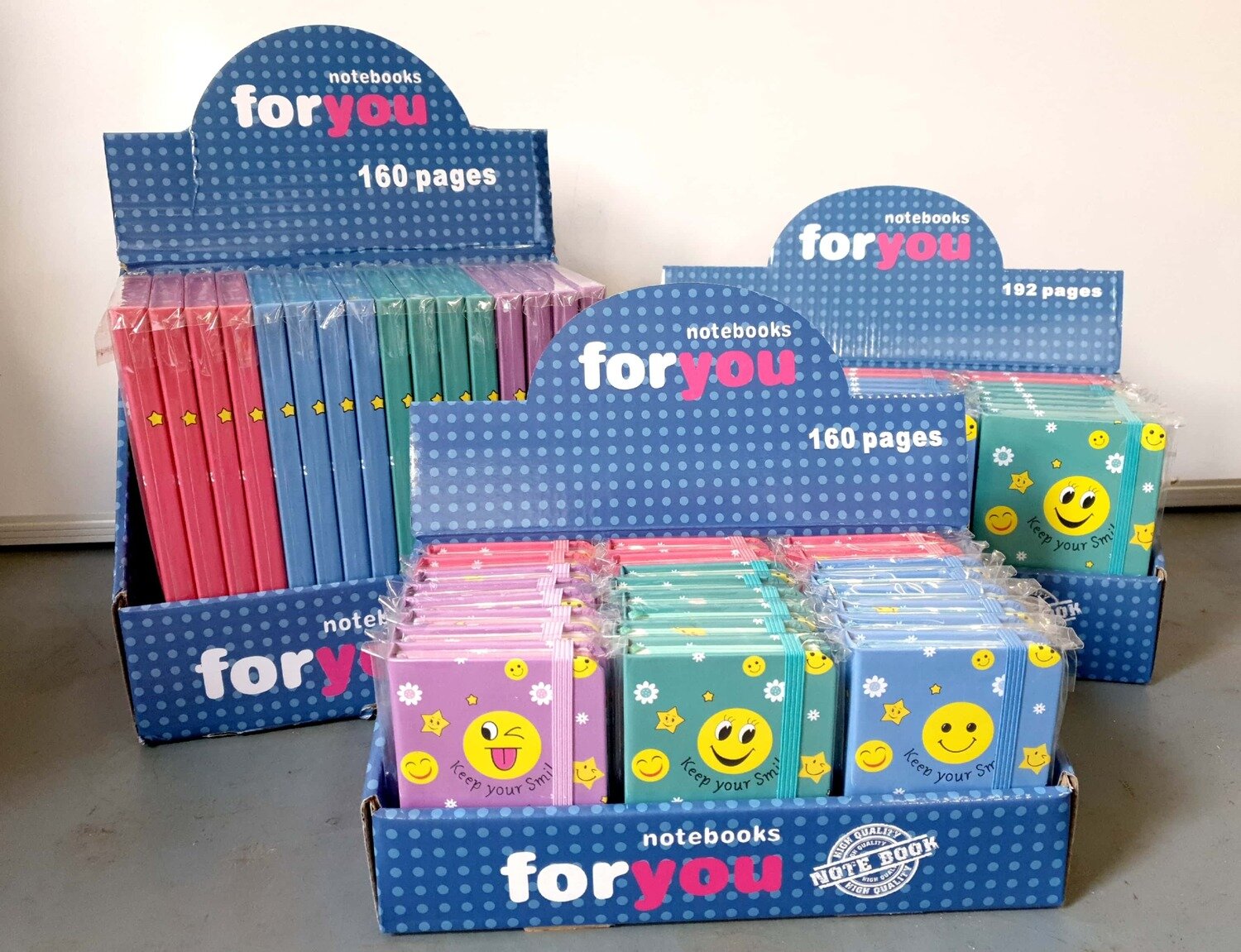 A5 Note Book Keep Your Smile Emoji 16PC