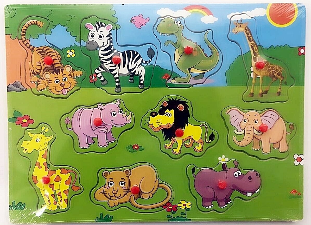 Wooden Animal Puzzles - Tiger